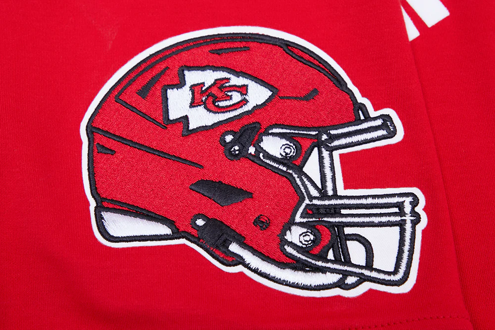 NFL KANSAS CITY CHIEFS PATRICK MAHOMES #15 MEN'S SHORT SLEEVE PULLOVER HOODIE (RED) - Image 6