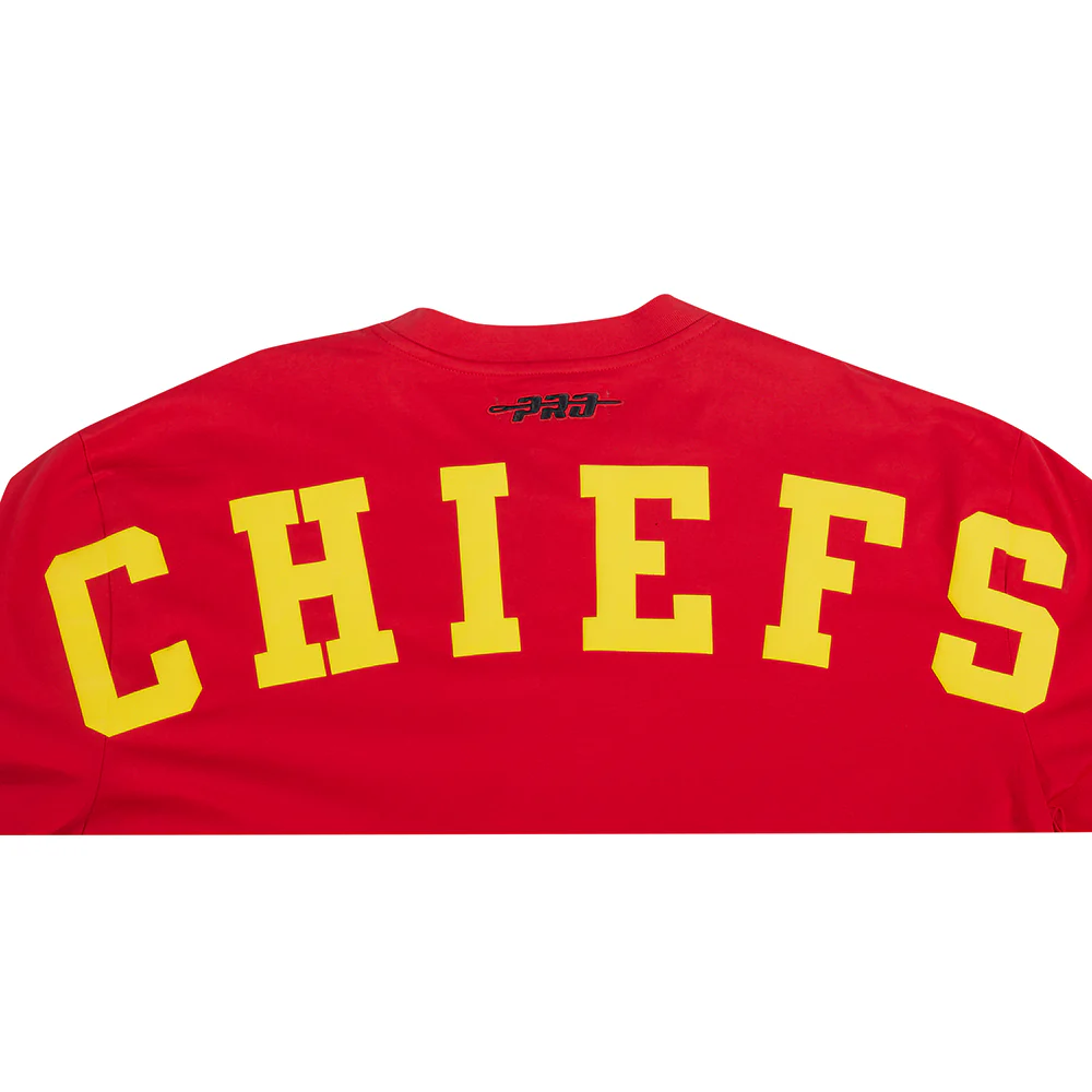 NFL KANSAS CITY CHIEFS WINGSPAN MEN'S CJ DROP SHOULDER TEE (RED) - Image 7
