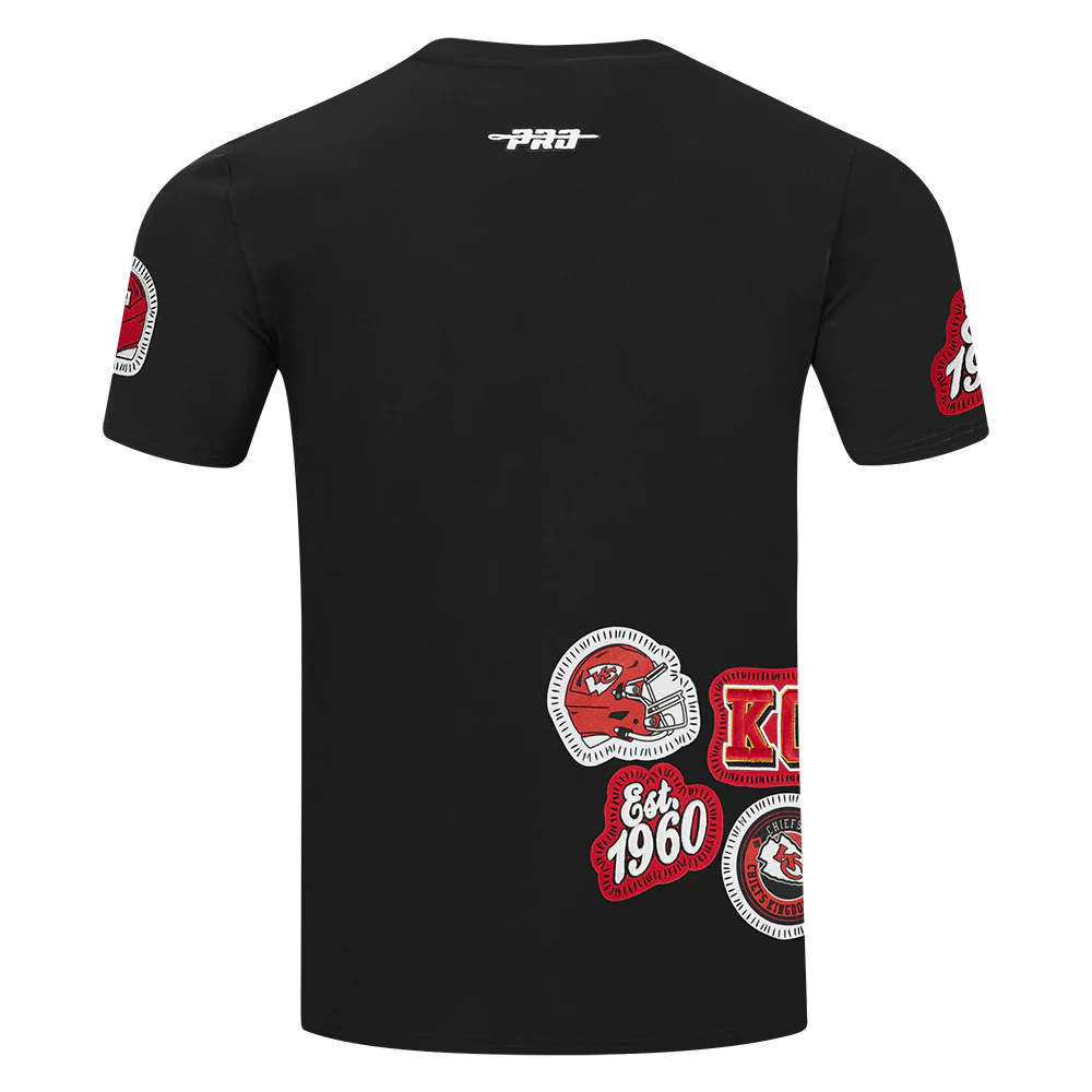 NFL KANSAS CITY CHIEFS DIY PICK STITCH MEN'S SINGLE JERSEY TEE (BLACK) - Image 3