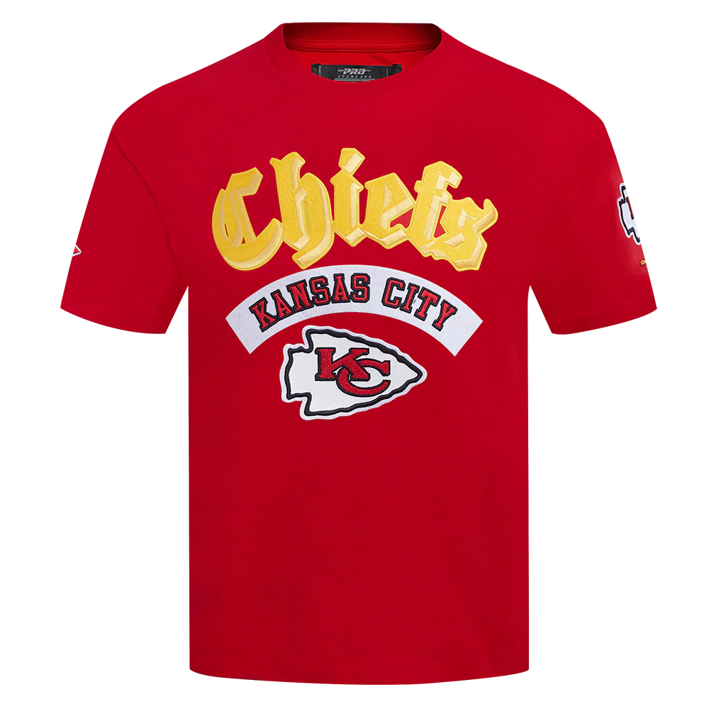 NFL KANSAS CITY CHIEFS BEST OF MEN'S DROP SHOULDER TEE (RED) - Image 3