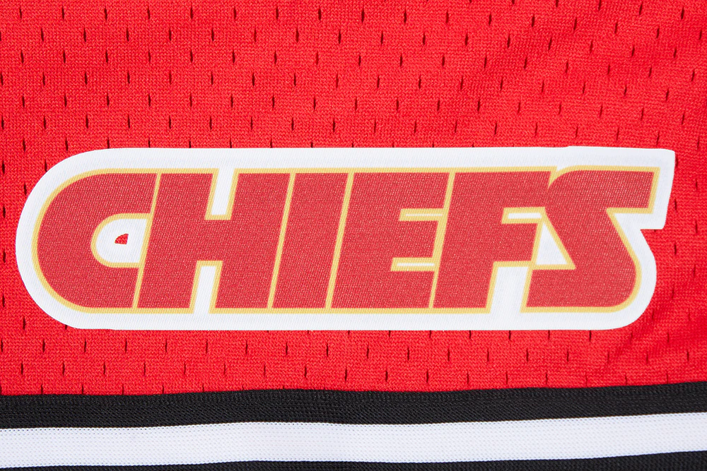NFL KANSAS CITY CHIEFS MEN'S MESH SHORT (RED/BLACK) - Image 5