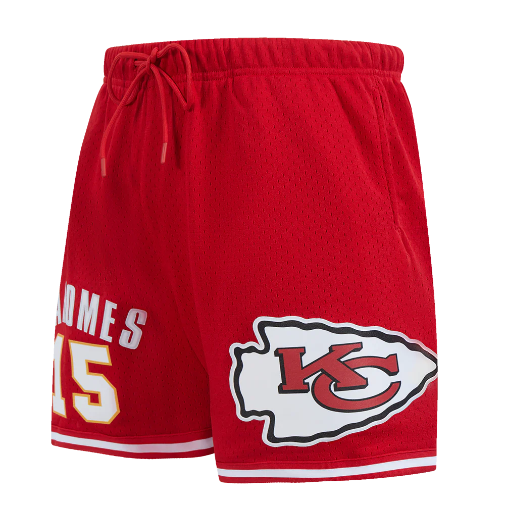 NFL KANSAS CITY CHIEFS PATRICK MAHOMES #15 MEN'S MESH SHORT (RED)