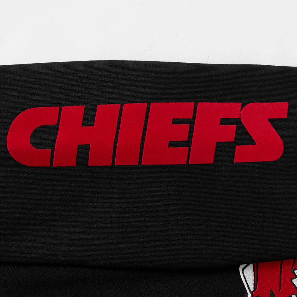 NFL KANSAS CITY CHIEFS BORN FOR SPORT MEN'S FLC PO HOODIE (BLACK) - Image 7