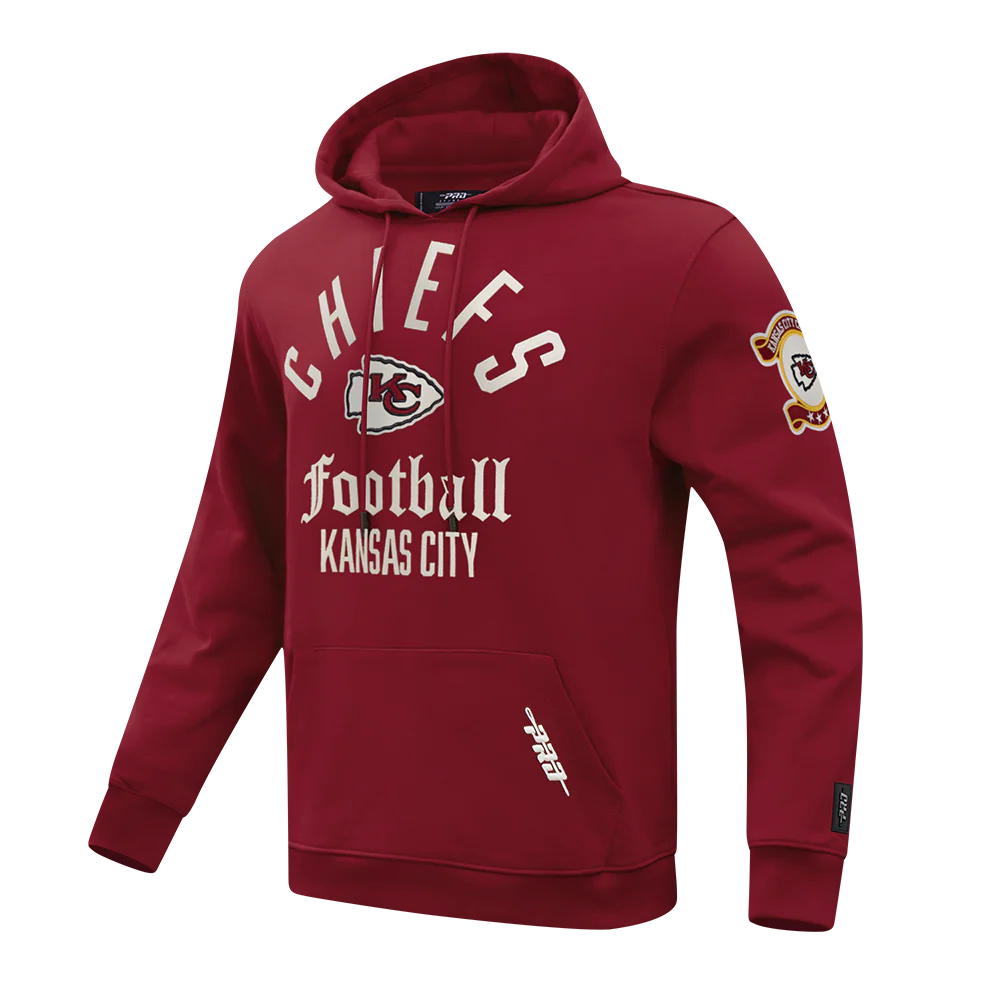 NFL KANSAS CITY CHIEFS MODERN ORIGINALS MEN'S FLC PO HOODIE (CARDINAL RED) - Image 3