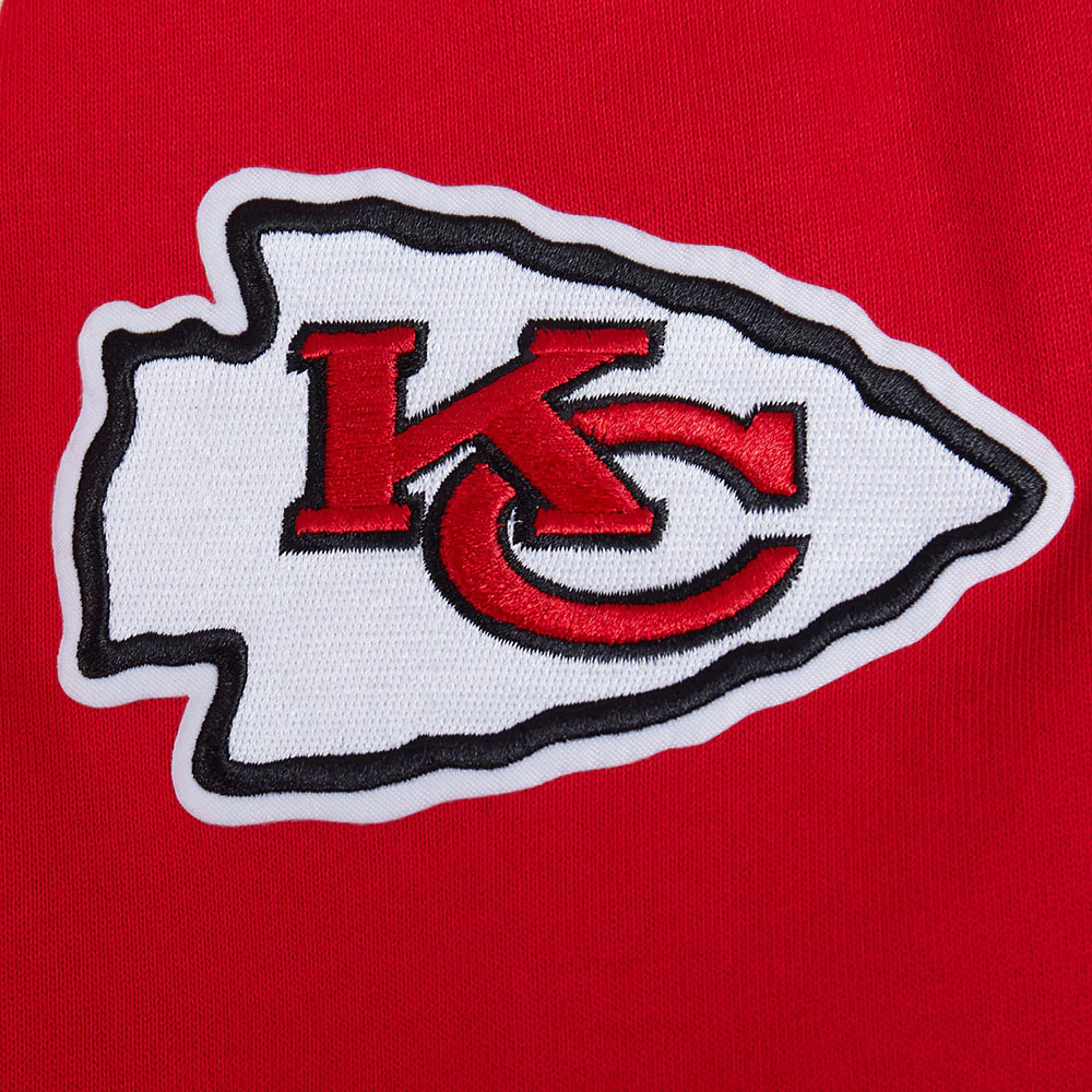 NFL KANSAS CITY CHIEFS CITY ARCH MEN'S FLC 1/4 ZIP (RED) - Image 6