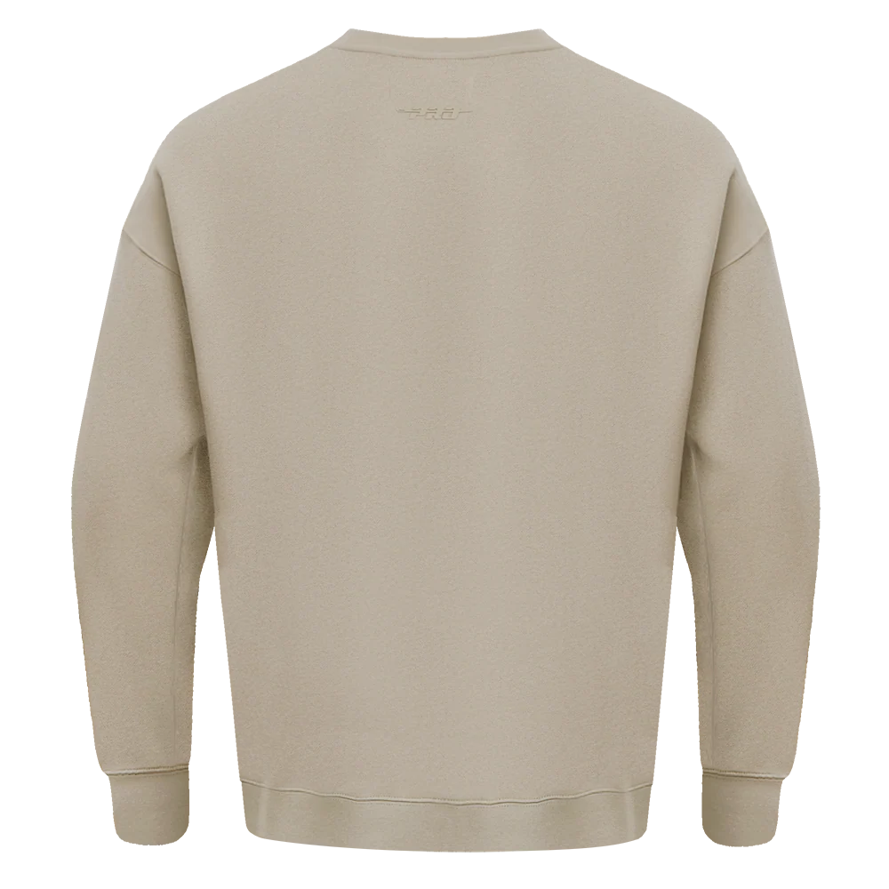 NFL KANSAS CITY CHIEFS NEUTRAL DROP SHOULDER FLEECE CREWNECK (TAUPE) - Image 4