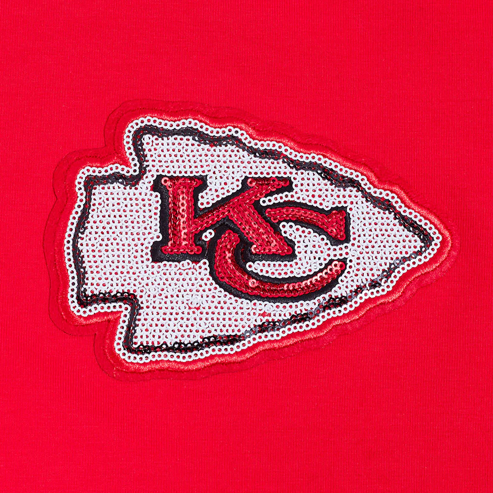 NFL KANSAS CITY CHIEFS GAME DAY CLASSICS WOMEN'S SJ BABY DOLL TEE (RED) - Image 5