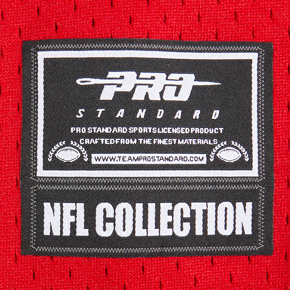 NFL KANSAS CITY CHIEFS CLASSIC BIG BOYS MESH BUTTON DOWN SHIRT (RED/BLACK) - Image 10
