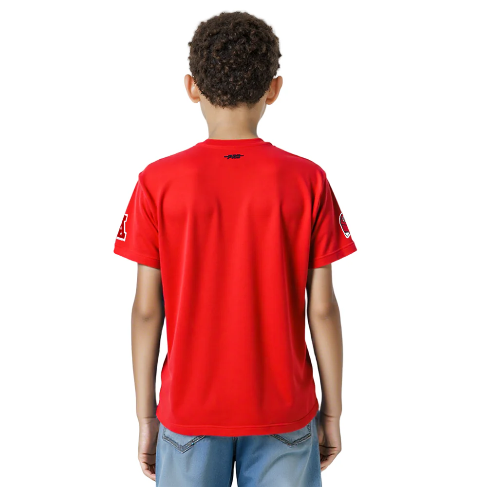 NFL KANSAS CITY CHIEFS RETRO CLASSIC SINGLE JERSEY BIG BOYS SINGLE JERSEY TEE (RED) - Image 2