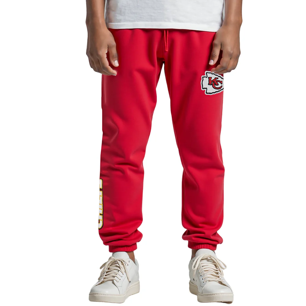 NFL KANSAS CITY CHIEFS CLASSIC BIG BOYS FLEECE SWEATPANT (RED)
