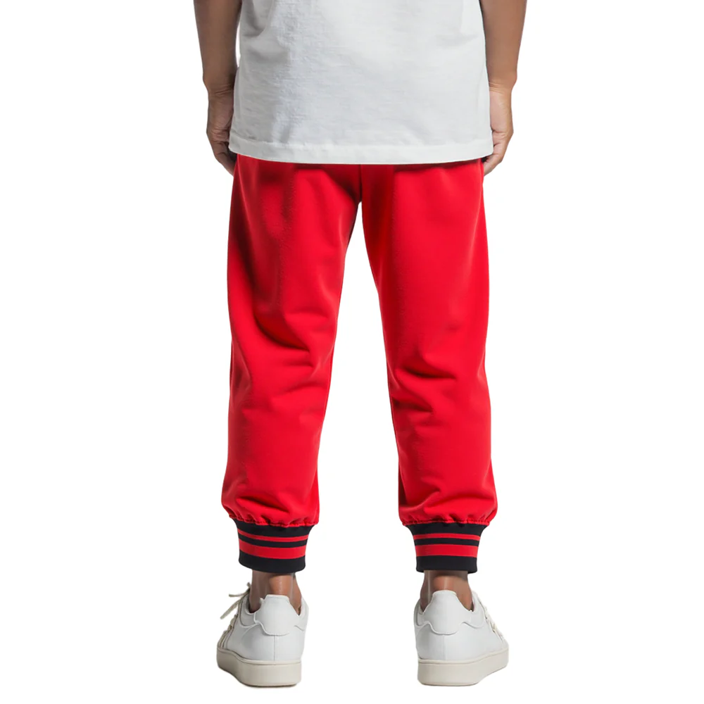 NFL KANSAS CITY CHIEFS RETRO CLASSIC BIG BOYS RIB FLC SWEATPANT (RED/BLACK) - Image 3