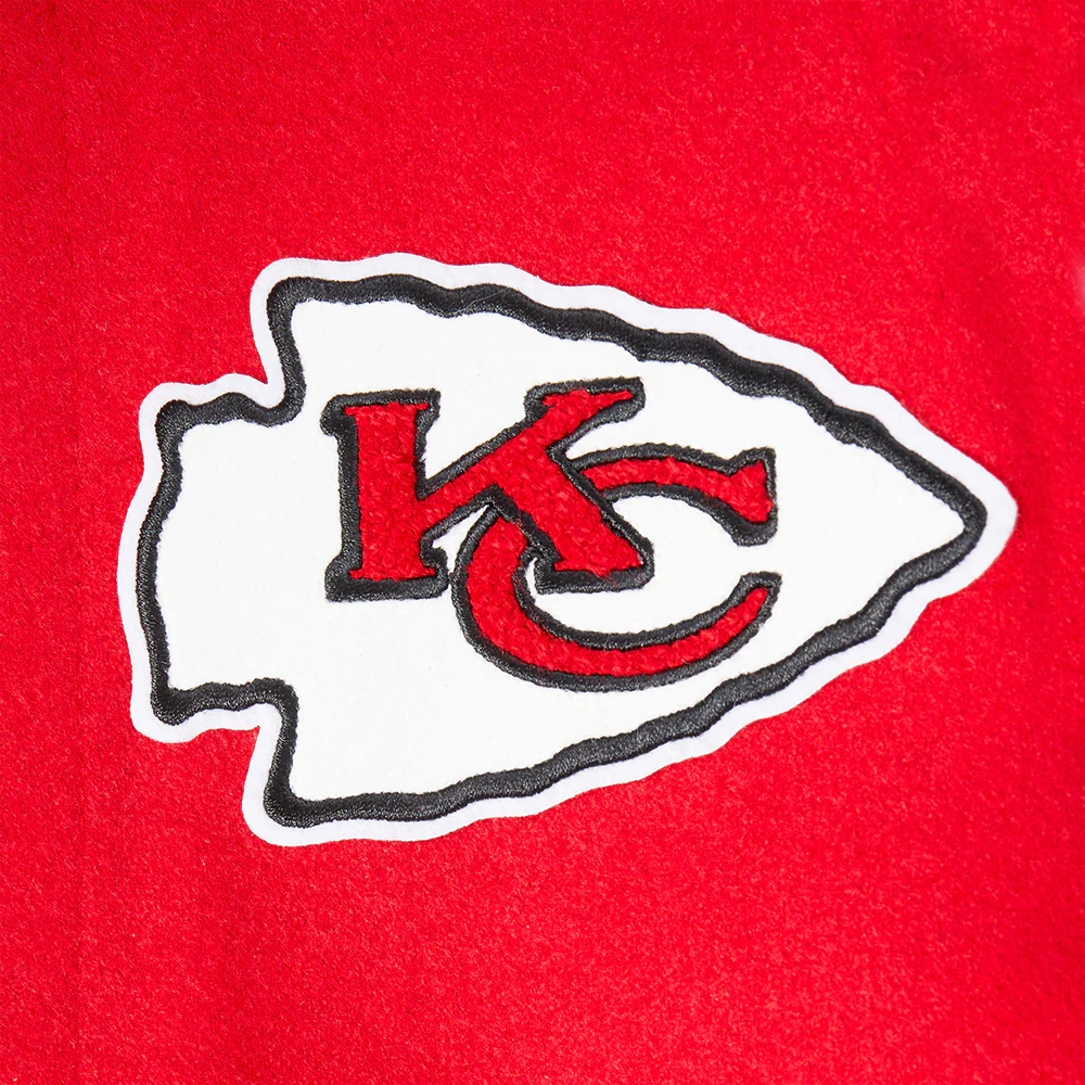 NFL KANSAS CITY CHIEFS CLASSIC BIG BOYS WOOL VARSITY JACKET (RED/WHITE) - Image 16