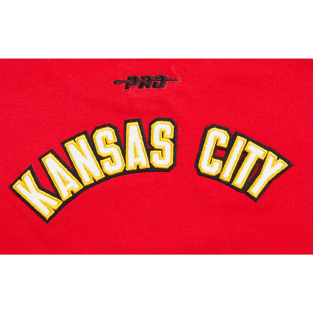 NFL KANSAS CITY CHIEFS CLASSIC BIG GIRLS SHORT SLEEVE BOXY TEE (RED) - Image 8