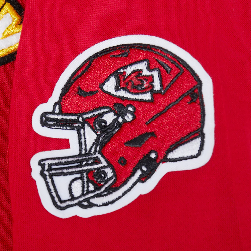 NFL KANSAS CITY CHIEFS CLASSIC BIG GIRL'S FLC CREWNECK (RED) - Image 5