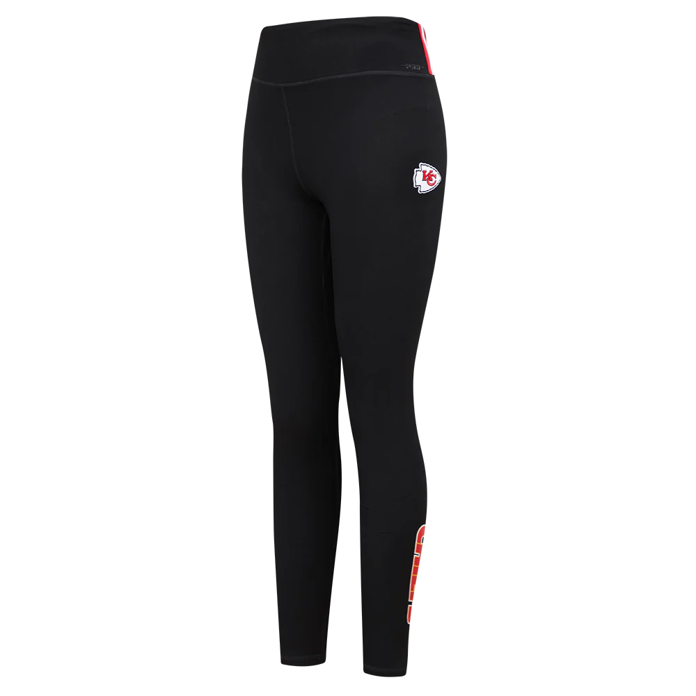 NFL KANSAS CITY CHIEFS CLASSIC WOMEN'S JERSEY LEGGING (BLACK)