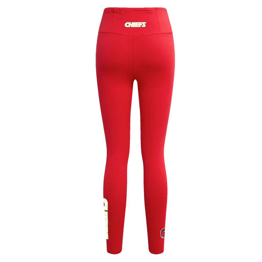 NFL KANSAS CITY CHIEFS CLASSIC WOMEN'S JERSEY LEGGING (RED) - Image 4