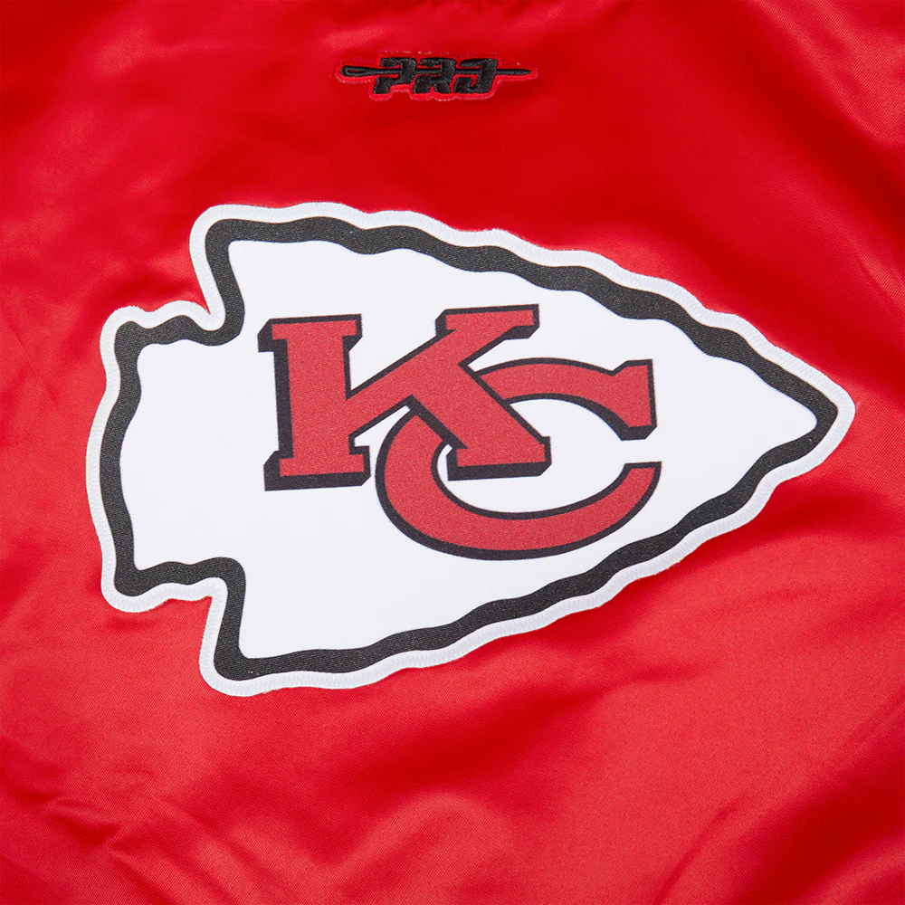 NFL KANSAS CITY CHIEFS CLASSIC LITTLE BOYS SATIN JACKET (RED) - Image 18