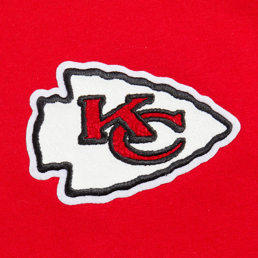 NFL KANSAS CITY CHIEFS CLASSIC LITTLE GIRLS SHORT SLEEVE BOXY TEE (RED) - Image 6