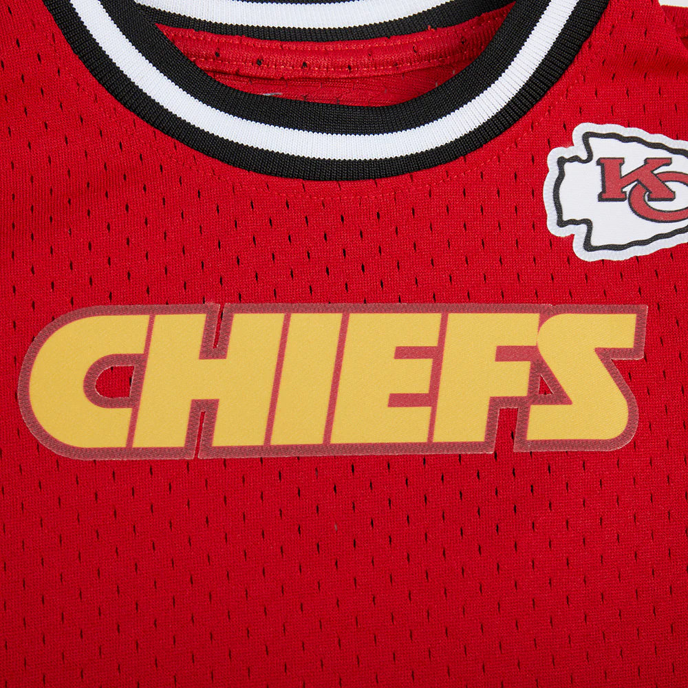 NFL KANSAS CITY CHIEFS CLASSIC TODDLER BOYS SHORT SLEEVE MESH TEE (RED/BLACK) - Image 8
