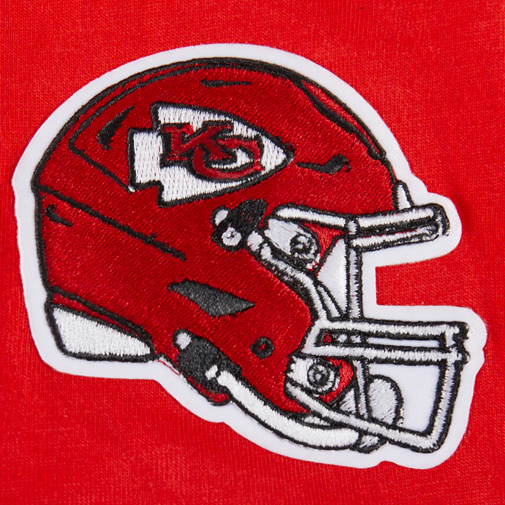 NFL KANSAS CITY CHIEFS CLASSIC TODDLER BOYS SHORT SLEEVE STRIPED RIB TEE (RED/BLACK) - Image 6