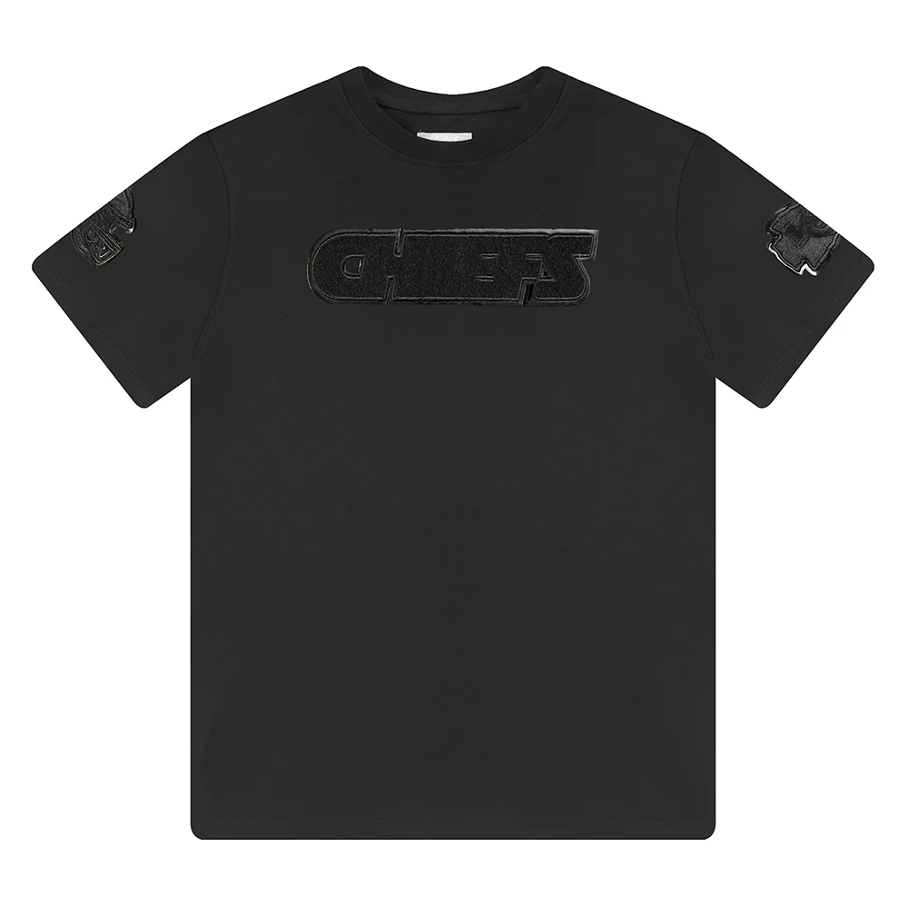 NFL KANSAS CITY CHIEFS TRIPLE BLACK TODDLER BOYS SHORT SLEEVE TEE (BLACK) - Image 3