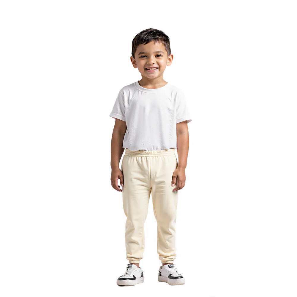 NFL KANSAS CITY CHIEFS NEUTRAL TODDLER BOYS FLEECE SWEATPANT (EGGSHELL) - Image 3