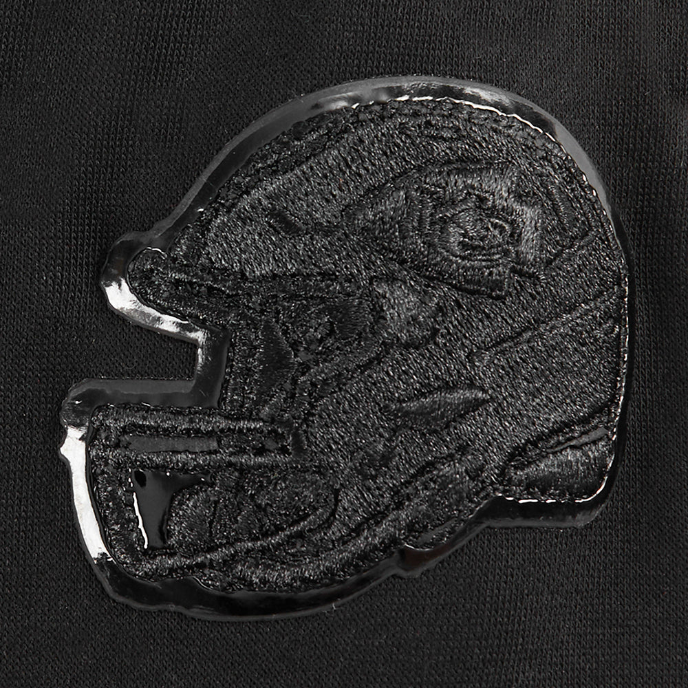 NFL KANSAS CITY CHIEFS TRIPLE BLACK TODDLER BOYS FLEECE PULLOVER HOODIE (BLACK) - Image 8