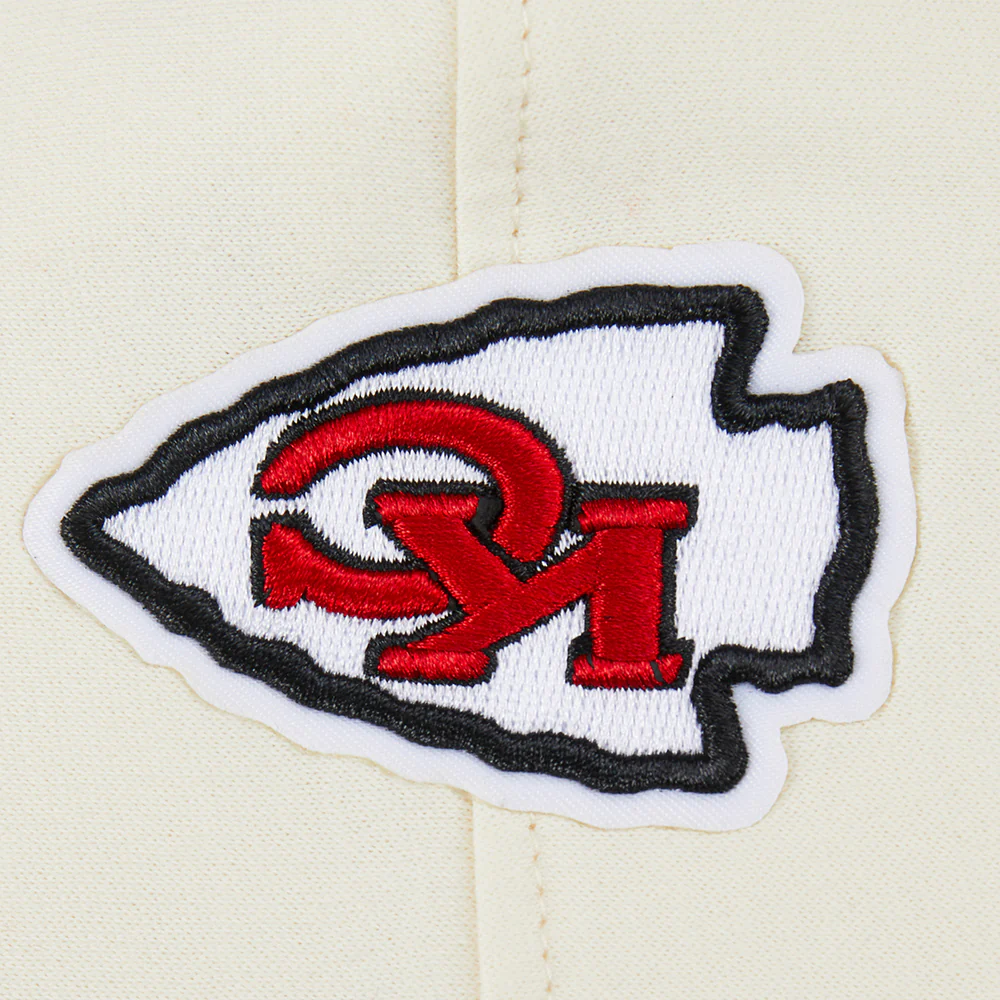 NFL KANSAS CITY CHIEFS RETRO CLASSIC TODDLER BOYS RIB FLEECE PULLOVER HOODIE (EGGSHELL/ RED) - Image 12
