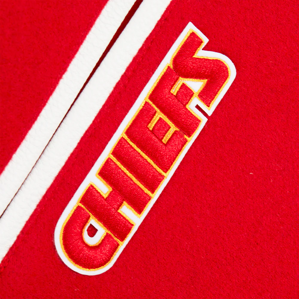 NFL KANSAS CITY CHIEFS CLASSIC TODDLER BOYS WOOL VARSITY JACKET (RED/WHITE) - Image 16