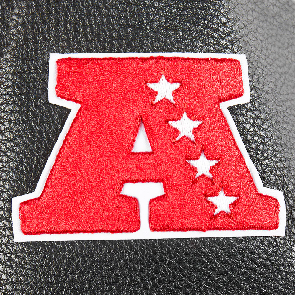 NFL KANSAS CITY CHIEFS RETRO CLASSIC TODDLER BOYS RIB WOOL VARSITY JACKET (RED/BLACK) - Image 16