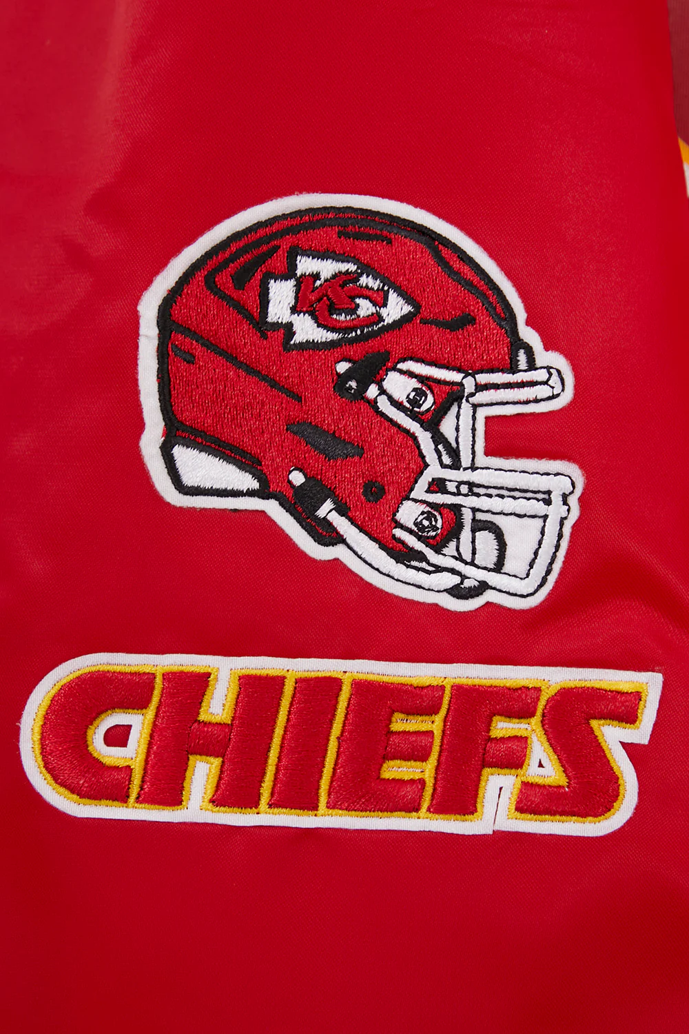 NFL KANSAS CITY CHIEFS CLASSIC WOMEN'S SATIN JACKET (RED) - Image 7