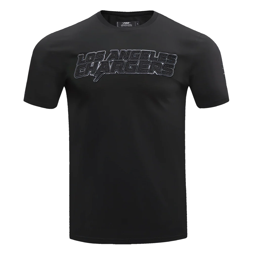 NFL LOS ANGELES CHARGERS TRIPLE BLACK MEN'S TEE (TRIPLE BLACK)