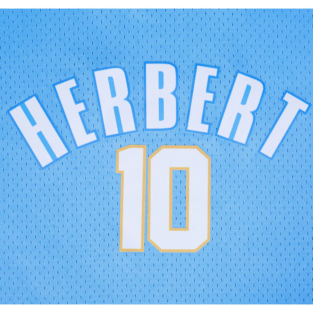 NFL LOS ANGELES CHARGERS JUSTIN HERBERT #10 MESH TEE (UNIVERSITY BLUE) - Image 6