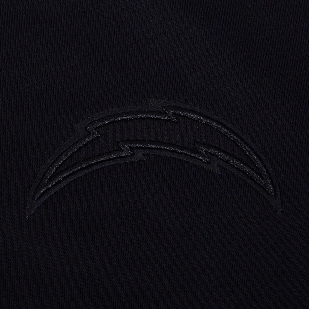 NFL LOS ANGELES CHARGERS NEUTRAL MEN'S CJ DROP SHOULDER TEE (BLACK) - Image 5
