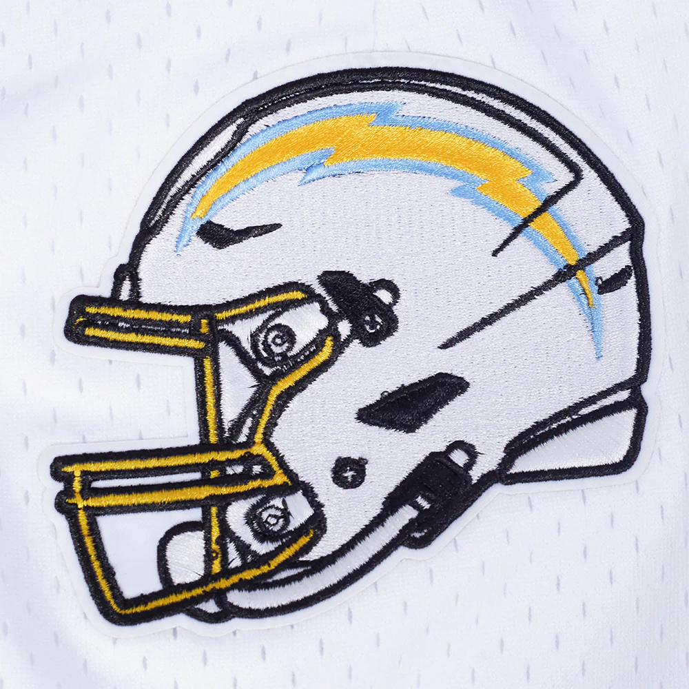 NFL LOS ANGELES CHARGERS MESH MEN'S SHORT (WHITE/UNIVERSITY BLUE) - Image 12