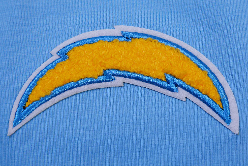 NFL LOS ANGELES CHARGERS CLASSIC WOMEN'S SINGLE JERSEY BOXY TEE (UNIVERSITY BLUE) - Image 5