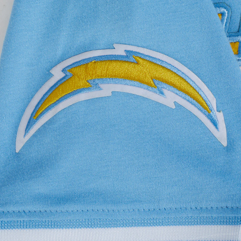 NFL LOS ANGELES CHARGERS CLASSIC BIG BOYS SHORT SLEEVE STRIPED RIB TEE (UNIVERSITY BLUE) - Image 7