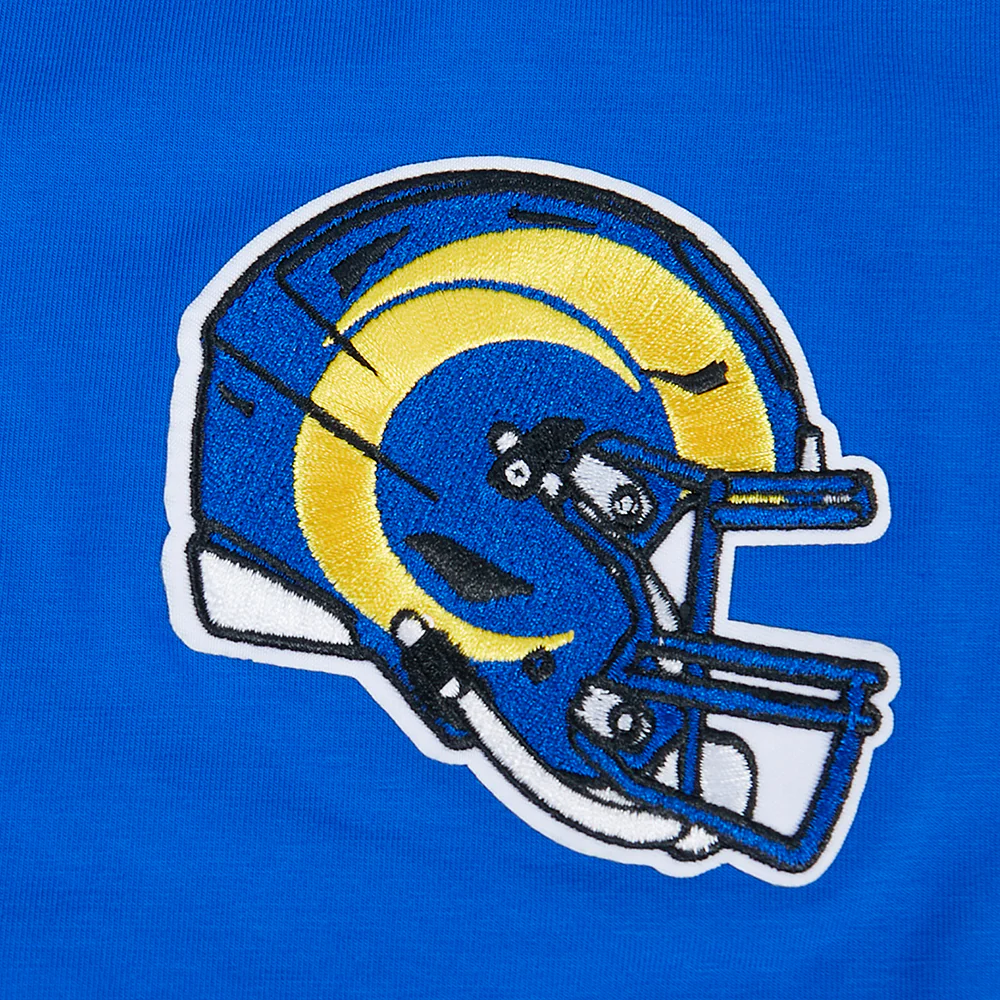 NFL LOS ANGELES RAMS CLASSIC MESH MEN'S SJ STRIPED TEE (ROYAL BLUE) - Image 16
