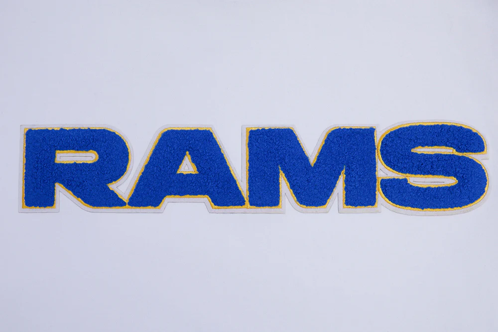 NFL LOS ANGELES RAMS CLASSIC CHENILLE TEE (WHITE) - Image 5