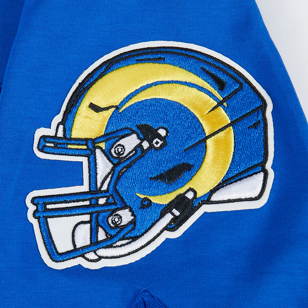 NFL LOS ANGELES RAMS CLASSIC MEN'S WARM UP JACKET (ROYAL BLUE) - Image 6