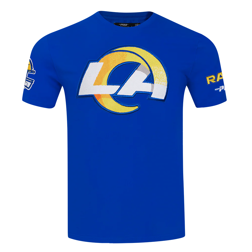 NFL LOS ANGELES RAMS MASHUP MEN'S TEE (ROYAL BLUE)