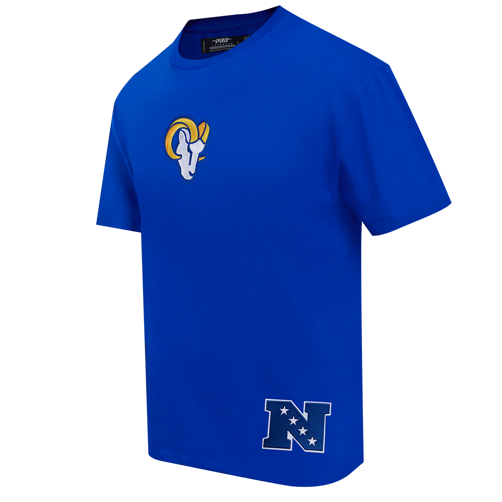 NFL LOS ANGELES RAMS WINGSPAN MEN'S CJ DROP SHOULDER TEE (ROYAL BLUE) - Image 3