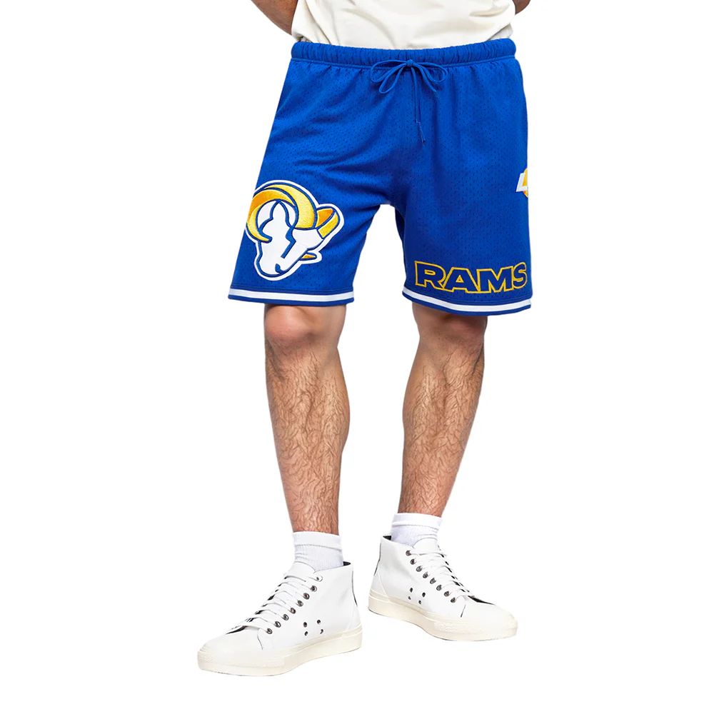 NFL LOS ANGELES RAMS CLASSIC MESH MEN'S SHORT (ROYAL BLUE) - Image 9