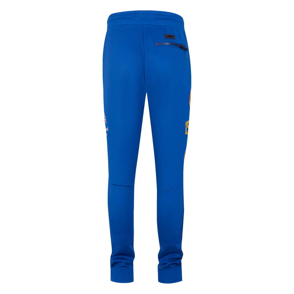 NFL LOS ANGELES RAMS FAST LANE DOUBLE KNIT MEN'S TRACK PANT (ROYAL BLUE) - Image 4