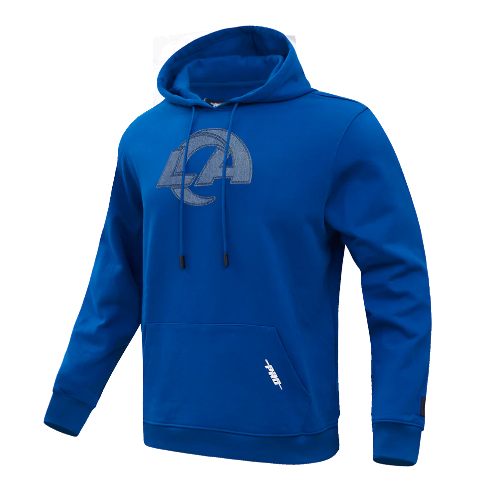 NFL LOS ANGELES RAMS VARSITY BLUES MEN'S FLC PO HOODIE (DODGER BLUE) - Image 11