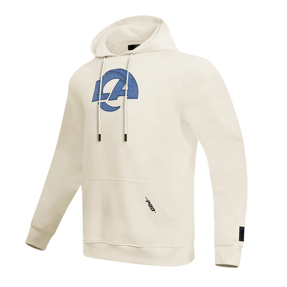 NFL LOS ANGELES RAMS VARSITY BLUES MEN'S FLC PO HOODIE (LINEN) - Image 11