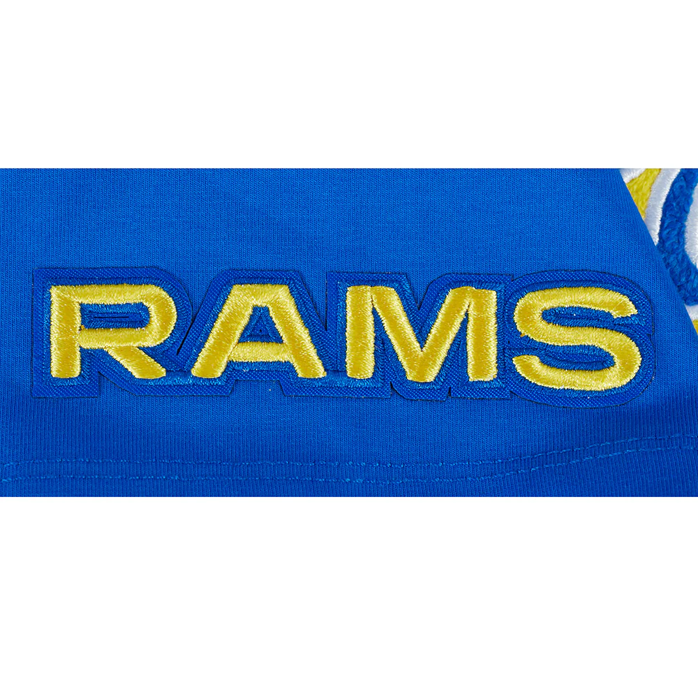 NFL LOS ANGELES RAMS SCRIPT TAIL WOMEN'S SJ BOXY TEE (ROYAL BLUE) - Image 6