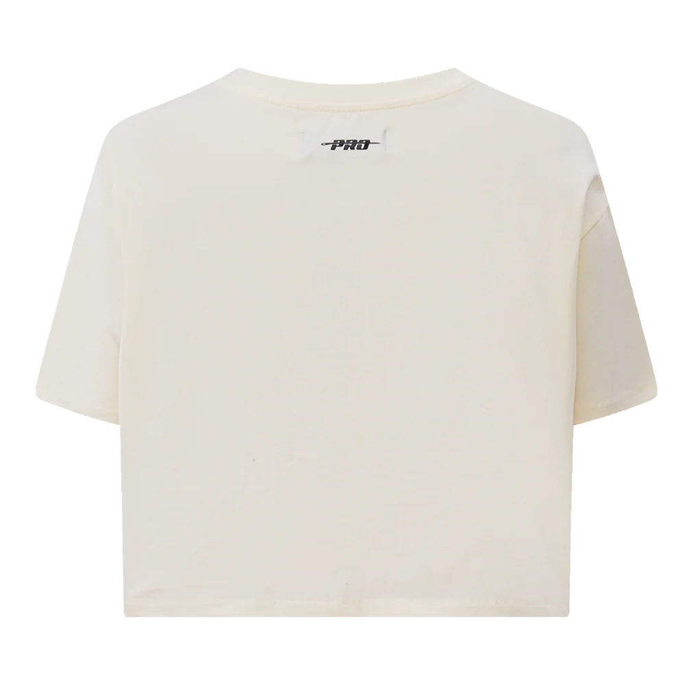 NFL LOS ANGELES RAMS RETRO CLASSIC WOMEN'S BOXY TEE (EGGSHELL) - Image 4