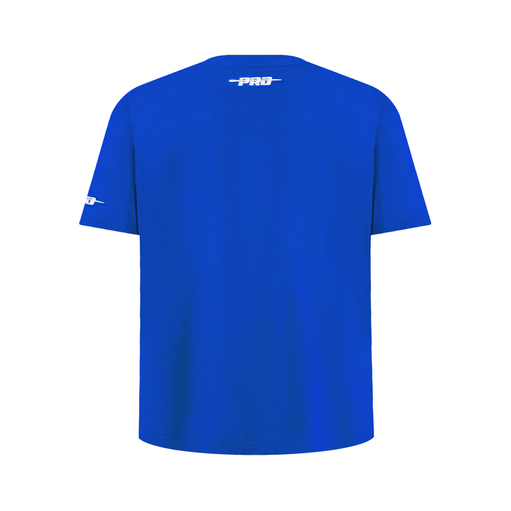 NFL LOS ANGELES RAMS RETRO CLASSIC BIG BOYS SHORT SLEEVE TAPING TEE (ROYAL BLUE) - Image 3