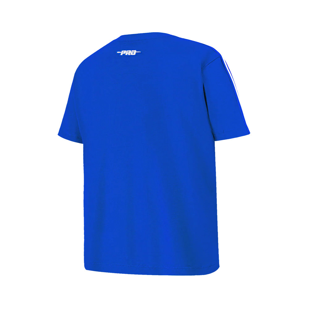 NFL LOS ANGELES RAMS RETRO CLASSIC BIG BOYS SHORT SLEEVE TAPING TEE (ROYAL BLUE) - Image 4